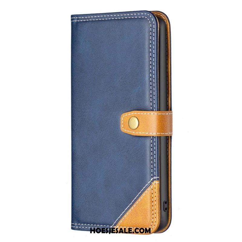 Leren Hoesje voor Xiaomi 12T / 12T Pro Vintage Binfen-kleur