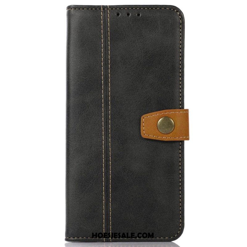 Leren Hoesje voor Xiaomi 13 Geweven Band