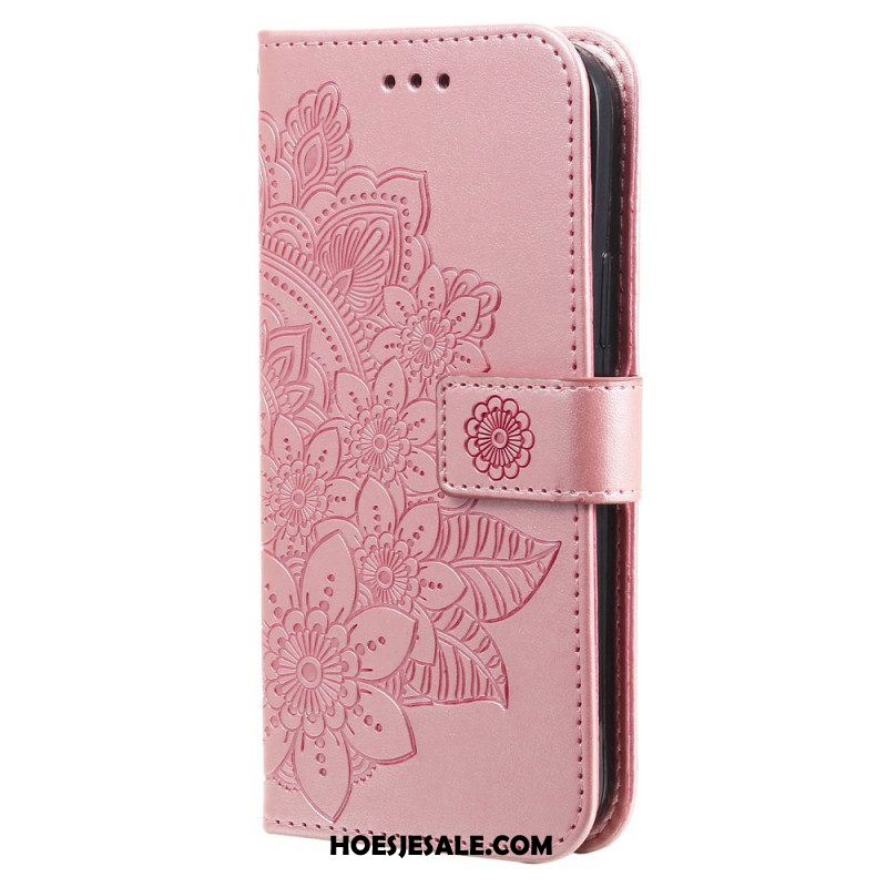 Leren Hoesje voor Xiaomi 13 Met Ketting Strakke Mandala