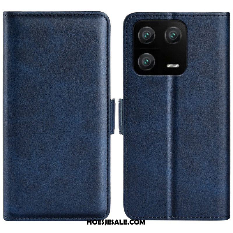 Leren Hoesje voor Xiaomi 13 Pro Dubbele Sluiting