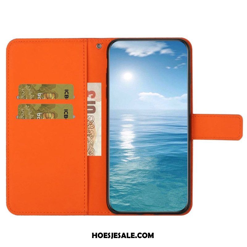 Leren Hoesje voor Xiaomi Redmi A1 Tapijt Patroon