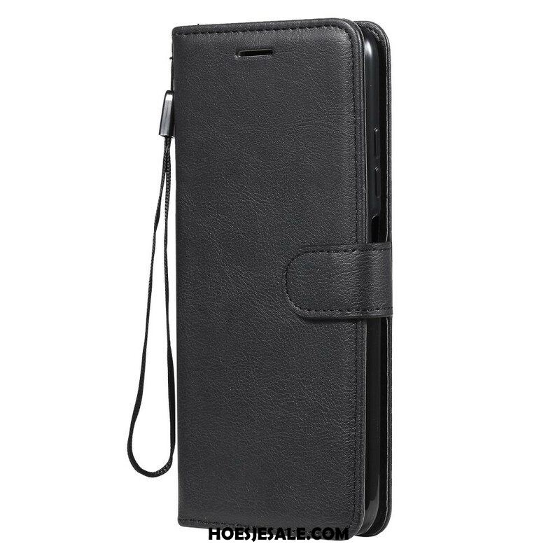 Leren Hoesje voor Xiaomi Redmi Note 10 5G Monochroom