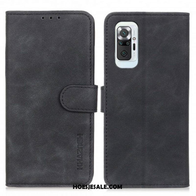 Leren Hoesje voor Xiaomi Redmi Note 10 Pro Khazneh Vintage Leereffect