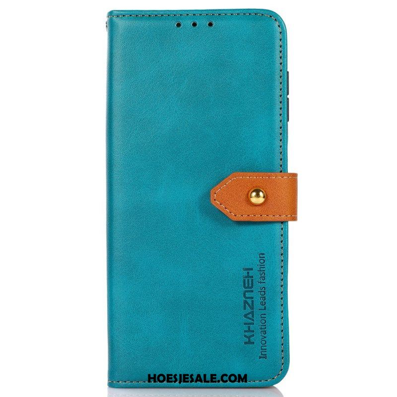 Leren Hoesje voor Xiaomi Redmi Note 12 4G Met Khazneh-riem