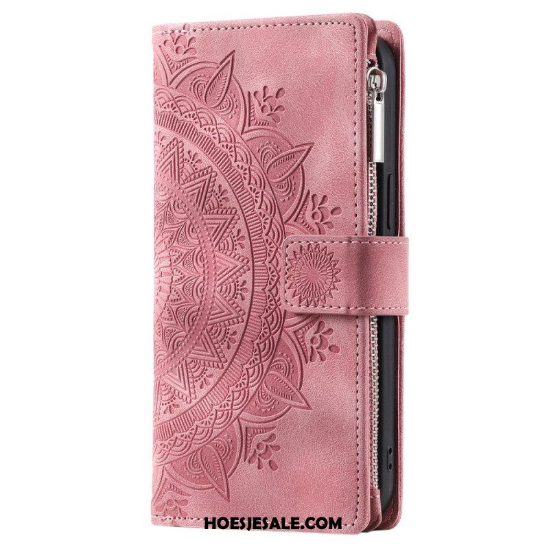 Leren Hoesje voor Xiaomi Redmi Note 12 4G Met Mandala Portemonnee