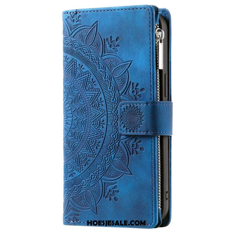 Leren Hoesje voor Xiaomi Redmi Note 12 4G Met Mandala Portemonnee