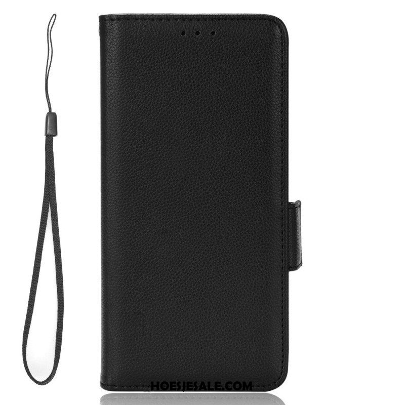 Leren Hoesje voor Xiaomi Redmi Note 12 4G Ultra Fijn Met Lanyard