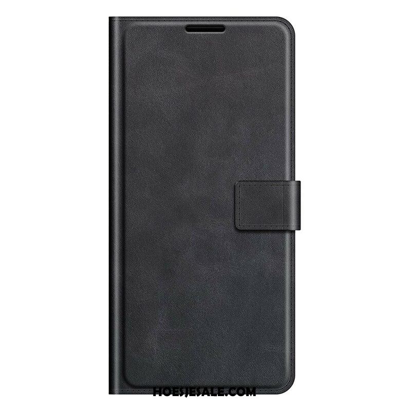 Leren Hoesje voor iPhone 13 Pro Max Slank Extreem Leereffect