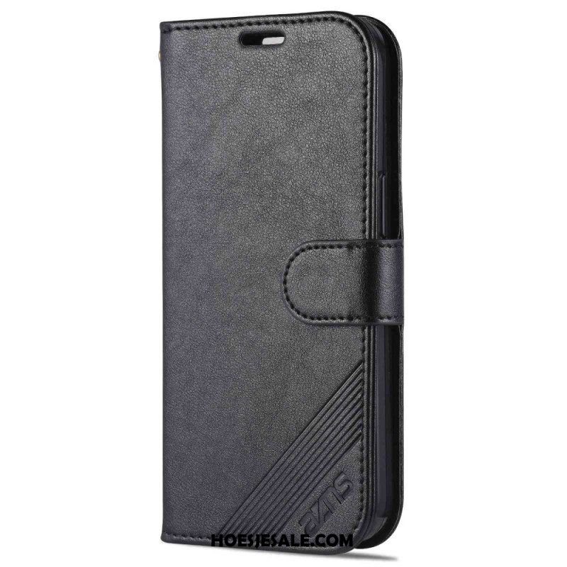 Leren Hoesje voor iPhone 14 Azns Leerstyling