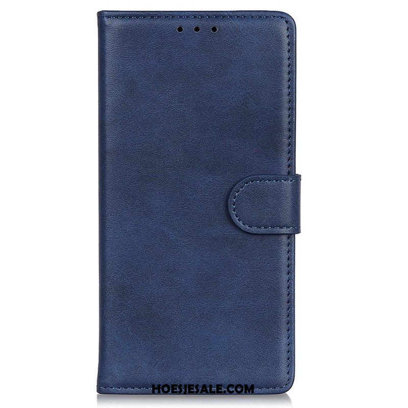 Leren Hoesje voor iPhone 15 Mat Kunstleer