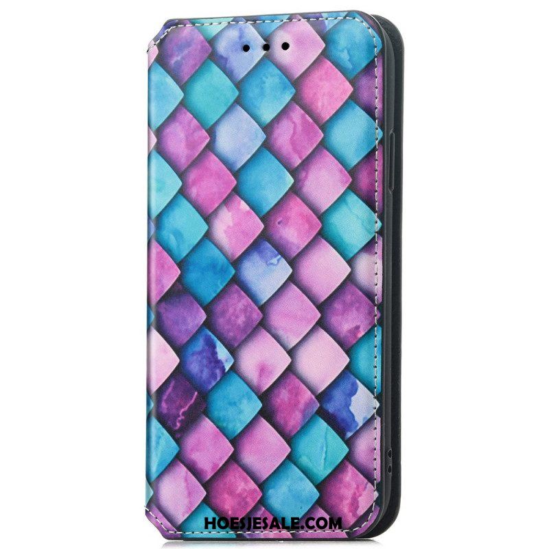 Leren Hoesje voor iPhone 15 Pro Caseneo-grafiek