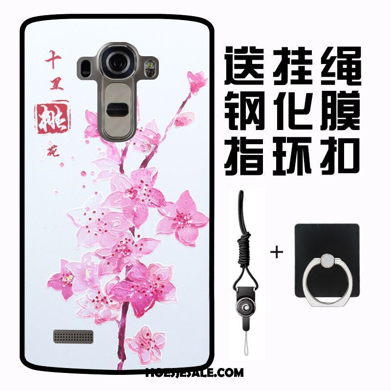 Lg G4 Hoesje All Inclusive Siliconen Mobiele Telefoon Roze Spotprent