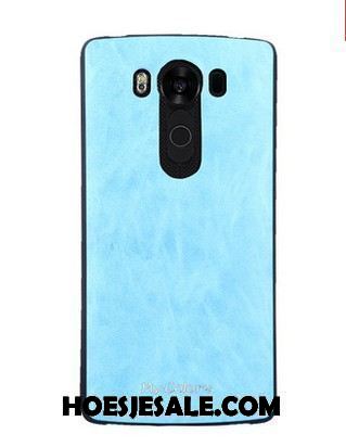 Lg G4 Hoesje Anti-fall Blauw Siliconenhoesje All Inclusive Leer Kopen