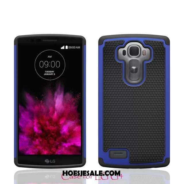 Lg G4 Hoesje Anti-fall Hoes Ondersteuning Bescherming Purper Korting