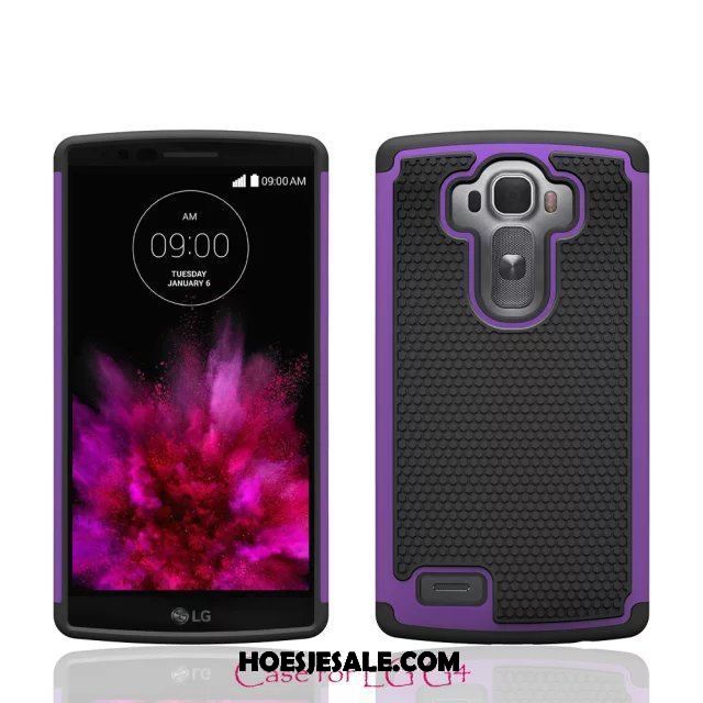 Lg G4 Hoesje Anti-fall Hoes Ondersteuning Bescherming Purper Korting