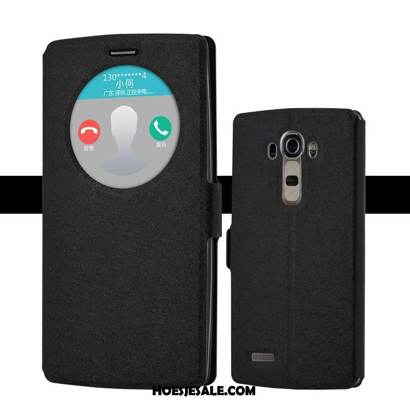 Lg G4 Hoesje Bescherming Hoes Leren Etui Blauw Trend Sale