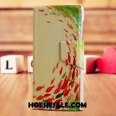 Lg G4 Hoesje Hoes Mobiele Telefoon Bescherming Blauw Leren Etui Korting