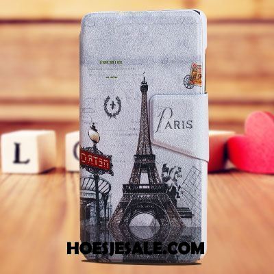 Lg G4 Hoesje Hoes Mobiele Telefoon Bescherming Blauw Leren Etui Korting