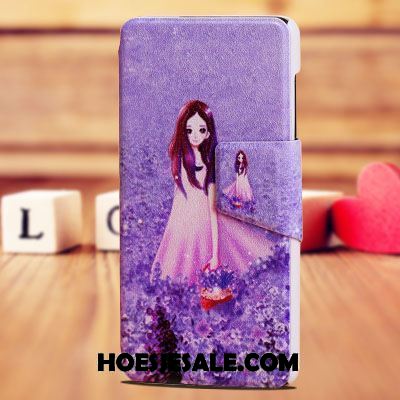 Lg G4 Hoesje Hoes Mobiele Telefoon Bescherming Blauw Leren Etui Korting