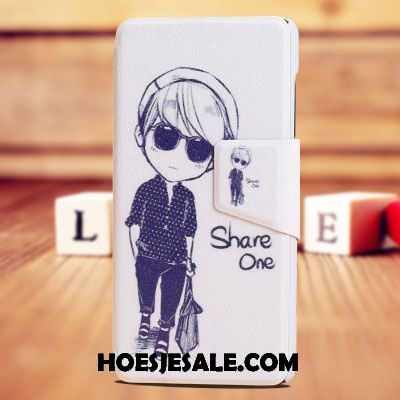 Lg G4 Hoesje Hoes Mobiele Telefoon Bescherming Blauw Leren Etui Korting