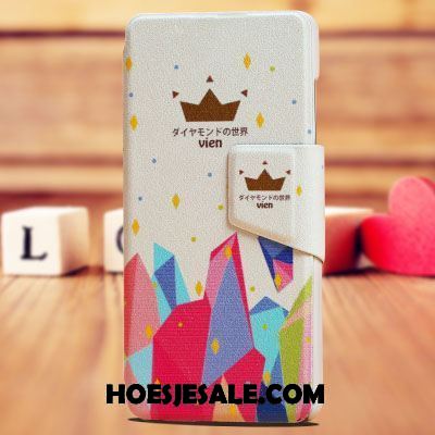 Lg G4 Hoesje Hoes Mobiele Telefoon Bescherming Blauw Leren Etui Korting