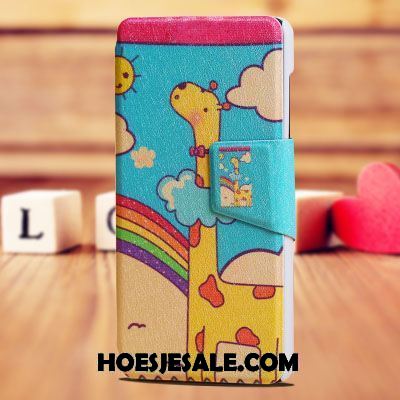 Lg G4 Hoesje Hoes Mobiele Telefoon Bescherming Blauw Leren Etui Korting