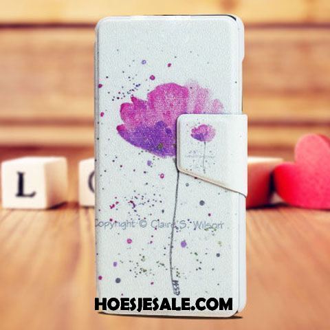 Lg G4 Hoesje Hoes Mobiele Telefoon Bescherming Blauw Leren Etui Korting