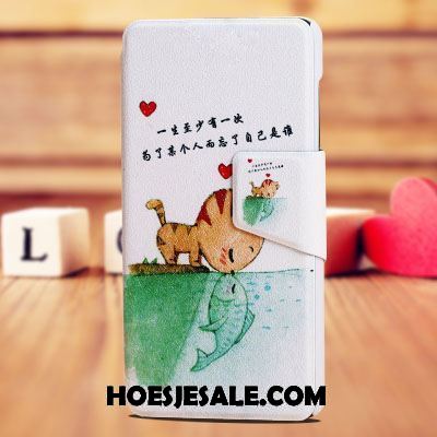 Lg G4 Hoesje Hoes Mobiele Telefoon Bescherming Blauw Leren Etui Korting