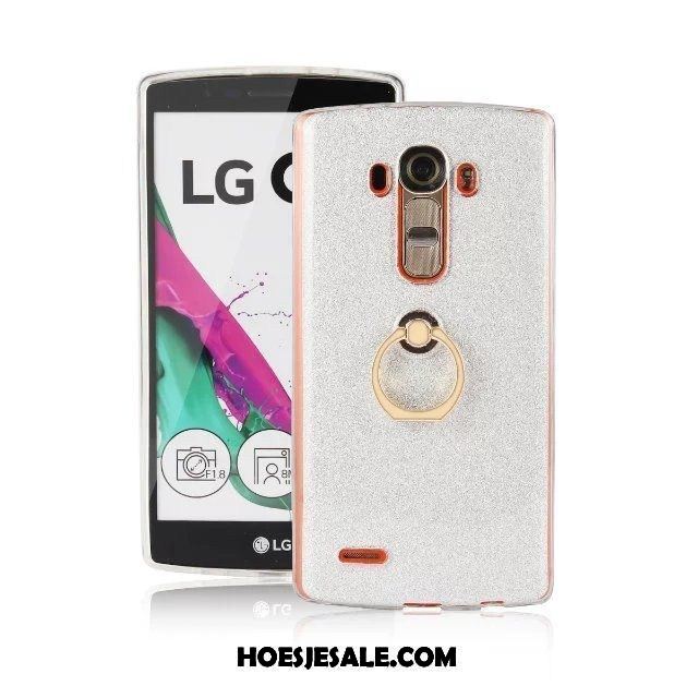 Lg G4 Hoesje Ondersteuning Roze Hoes Goud Klittenband Goedkoop