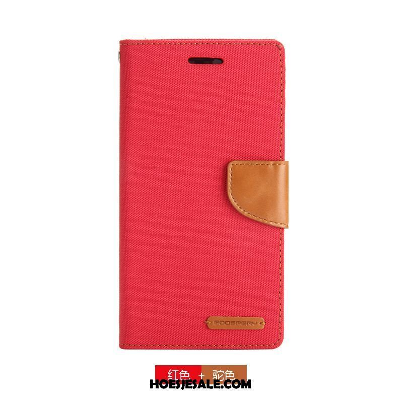 Lg G4 Hoesje Rood Mobiele Telefoon Folio Hoes Canvas Sale