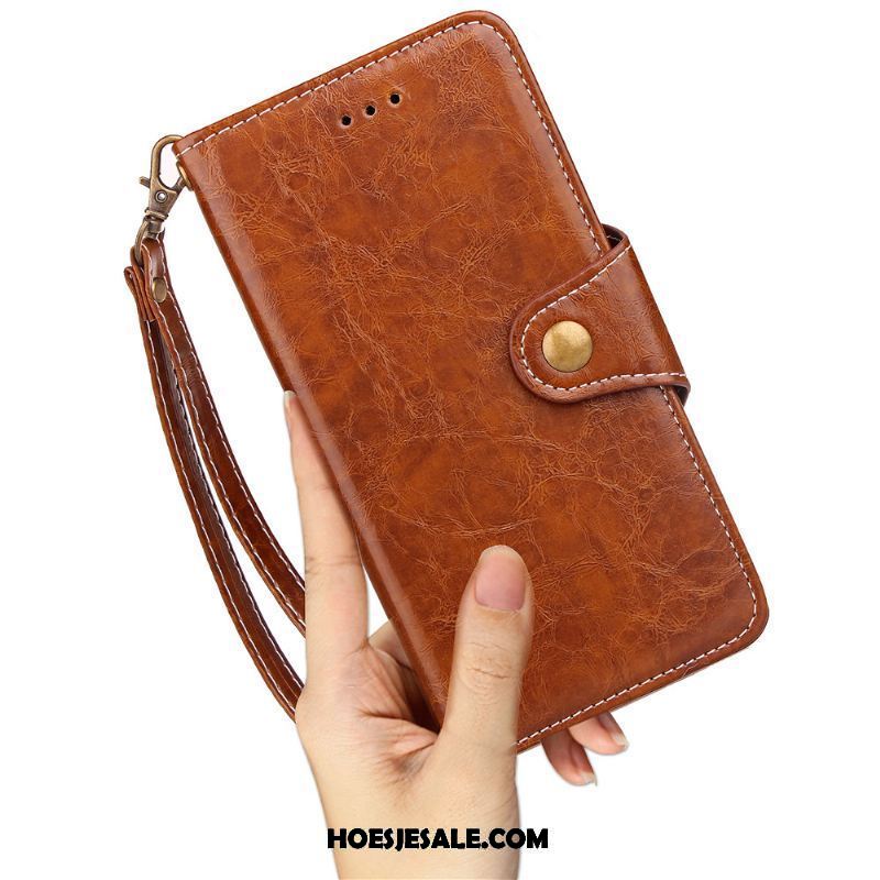 Lg G4 Hoesje Vintage Klittenband Portemonnee Folio Kaart Kopen