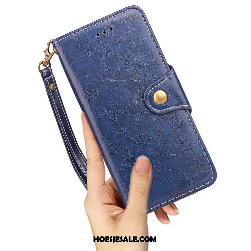 Lg G4 Hoesje Vintage Klittenband Portemonnee Folio Kaart Kopen