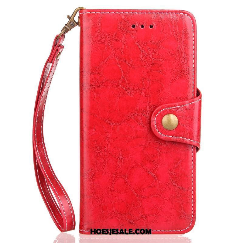 Lg G4 Hoesje Vintage Klittenband Portemonnee Folio Kaart Kopen