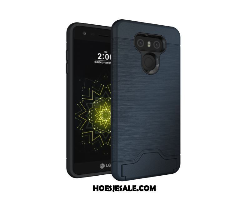 Lg G6 Hoesje All Inclusive Zacht Mobiele Telefoon Hoes Blauw Korting