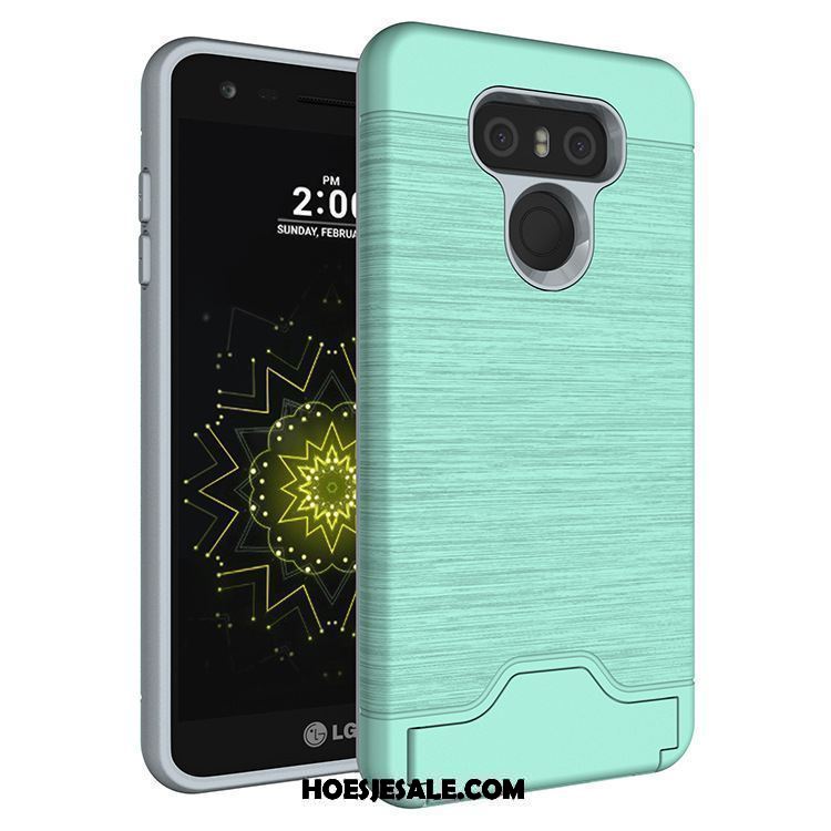 Lg G6 Hoesje All Inclusive Zacht Mobiele Telefoon Hoes Blauw Korting