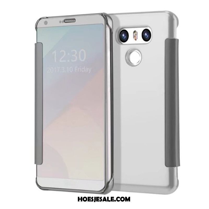 Lg G6 Hoesje Hoes Leren Etui Folio Mobiele Telefoon Anti-fall Kopen