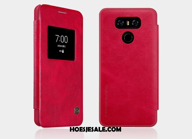 Lg G6 Hoesje Hoes Winterslaap Goud Dun Folio Winkel