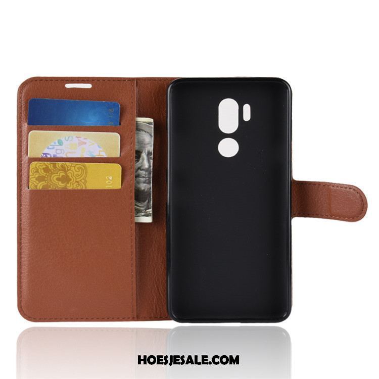 Lg G7 Thinq Hoesje Bescherming Mobiele Telefoon Leren Etui Hoes Anti-fall Sale