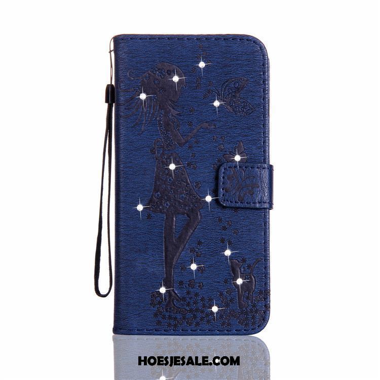 Lg K11 Hoesje Mobiele Telefoon Bescherming Leren Etui Blauw Hoes Kopen