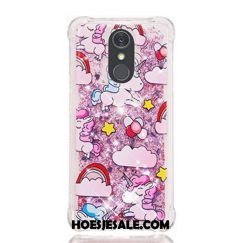 Lg Q Stylus Hoesje Hoes Spotprent Pu Roze Drijfzand Kopen