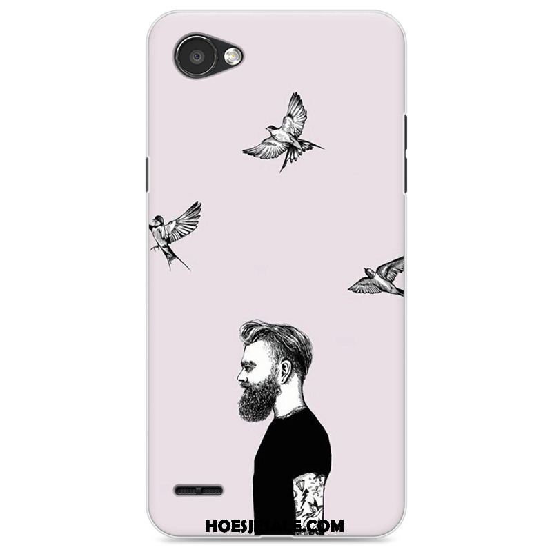 Lg Q6 Hoesje All Inclusive Siliconen Anti-fall Trend Roze Kopen