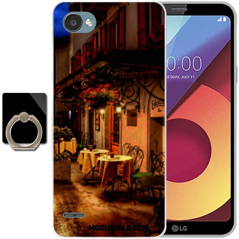 Lg Q6 Hoesje Anti-fall Blauw All Inclusive Siliconen Mobiele Telefoon Online