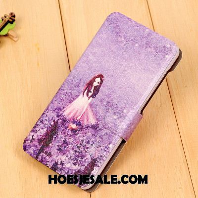 Lg Q6 Hoesje Hoes Roze Mobiele Telefoon Anti-fall Leren Etui Goedkoop