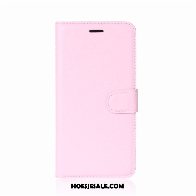 Lg Q6 Hoesje Mobiele Telefoon Hoes Leren Etui Anti-fall Groen Goedkoop