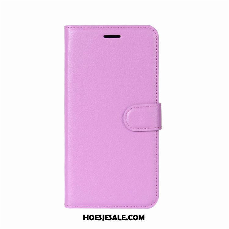 Lg Q6 Hoesje Mobiele Telefoon Hoes Leren Etui Anti-fall Groen Goedkoop