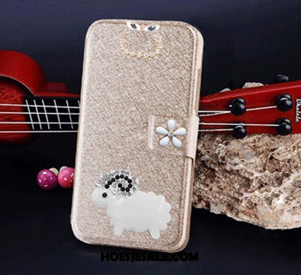 Lg Q6 Hoesje Rood Anti-fall Mobiele Telefoon Portemonnee Leren Etui Goedkoop