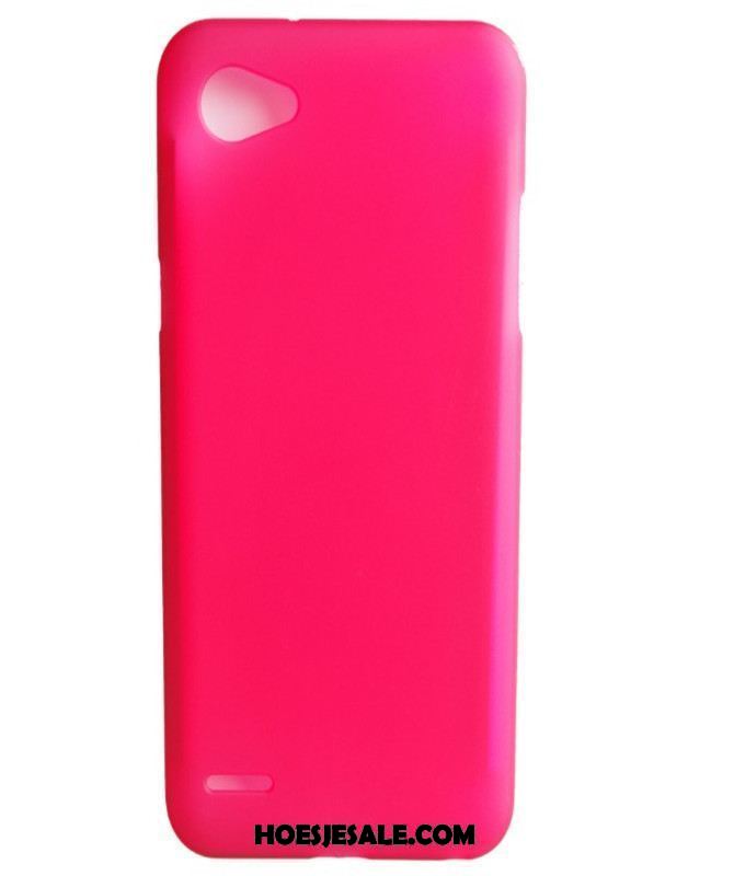 Lg Q6 Hoesje Schrobben Mini Doorzichtig Hoes Roze Kopen