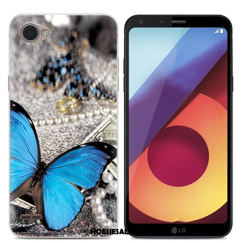 Lg Q6 Hoesje Siliconen Bescherming Eenvoudige Mobiele Telefoon Grijs Sale