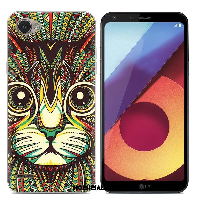 Lg Q6 Hoesje Siliconen Bescherming Eenvoudige Mobiele Telefoon Grijs Sale