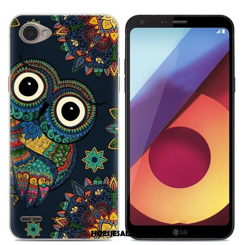 Lg Q6 Hoesje Siliconen Bescherming Eenvoudige Mobiele Telefoon Grijs Sale